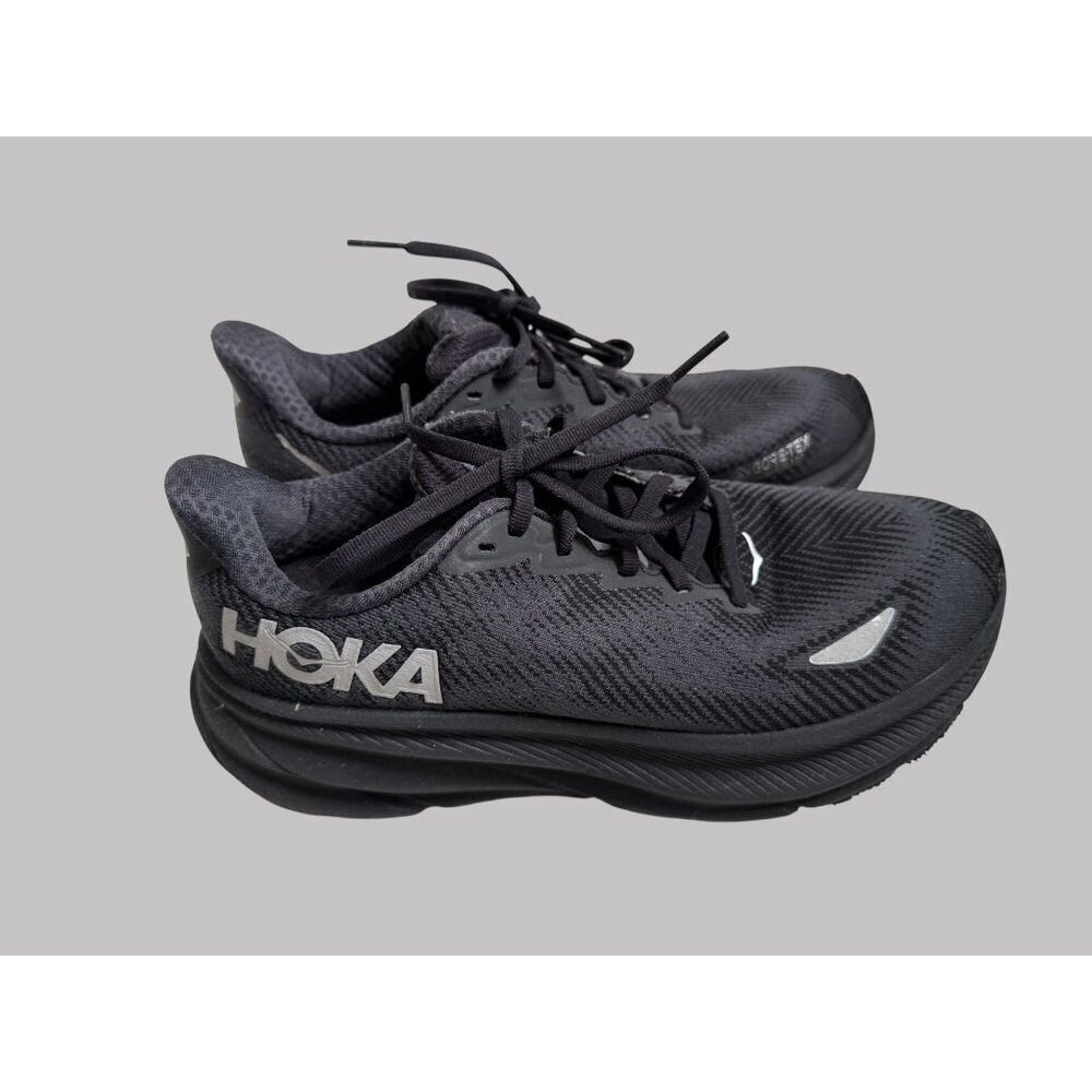 Hoka Clifton 9 Gore-Tex Invisible Fit Running Shoes Black Men’s Size 7.5